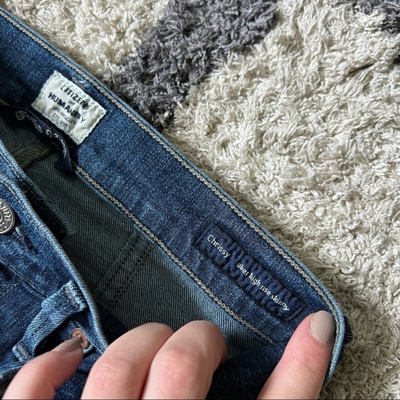 Citizens of Humanity Chrissy High Rise Skinny Jeans in Carmel - Picture 9 of 13